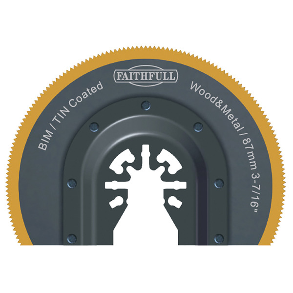 Multi-Functional Tool Bi-Metal Radial Saw TiN Coated Blade 87mm