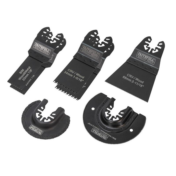 Multi-Function Tool Blade Set, 7 Piece