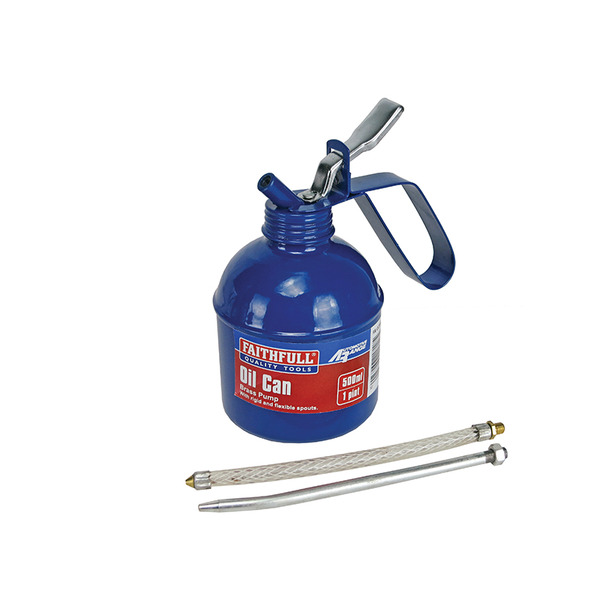 Faithfull Lever Type Oil Can 500ml