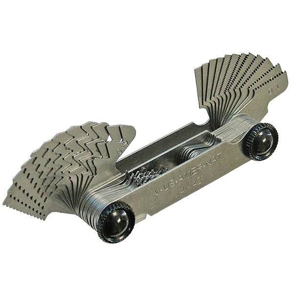 Faithfull Screw Pitch Gauge 55 Metric Amer-Nat