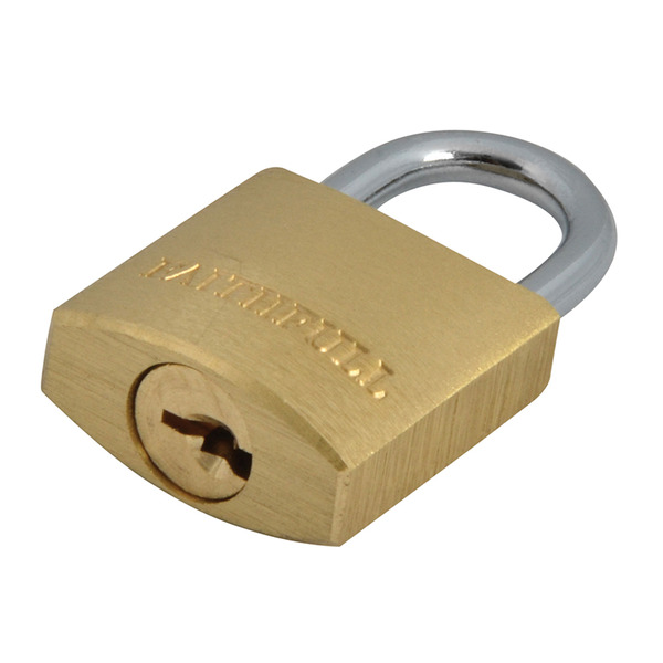 Faithfull Brass Padlock 20mm 3 Keys