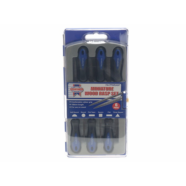 Faithfull Precision Needle Rasp Set 6 Piece