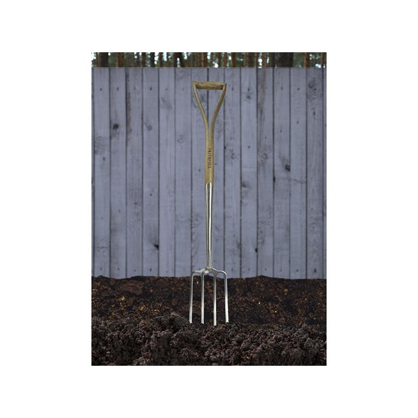 Prestige Stainless Steel Border Fork Ash Handle