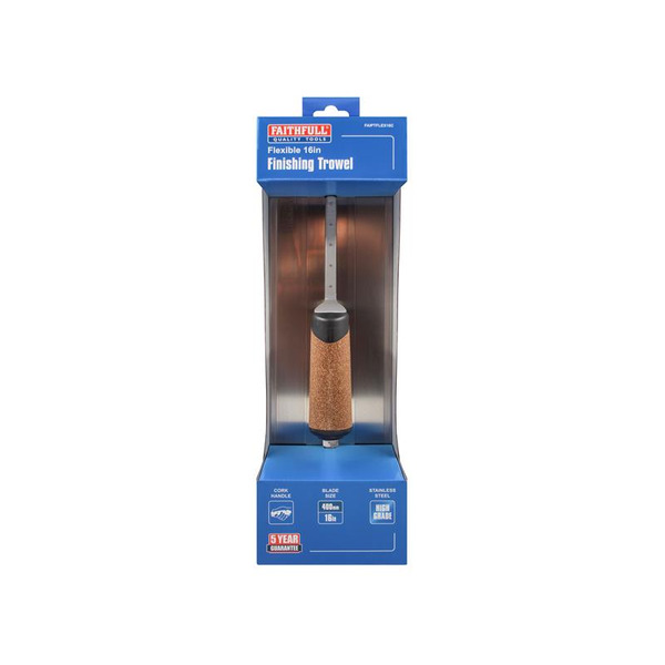 Flex Finishing Trowel with Cork Handle 400mm (16in)