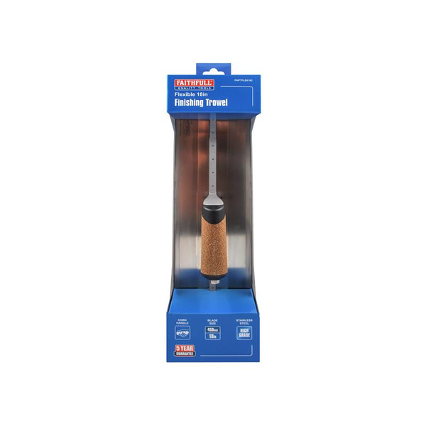 Flex Finishing Trowel with Cork Handle 450mm (18in)