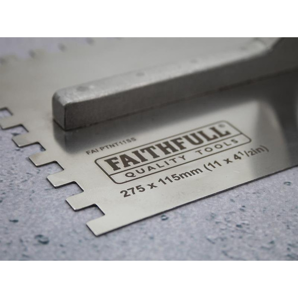 Prestige Notched Trowel 275 x 115mm (11 x 4.1/2in) 6mm Notch
