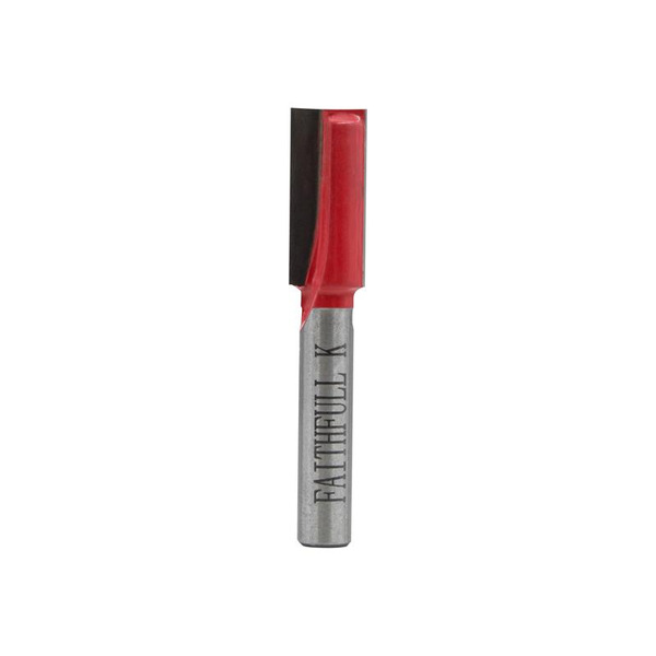 Faithfull Router Bit TCT Two Flute 9.0 x 19mm 1/4in Shank