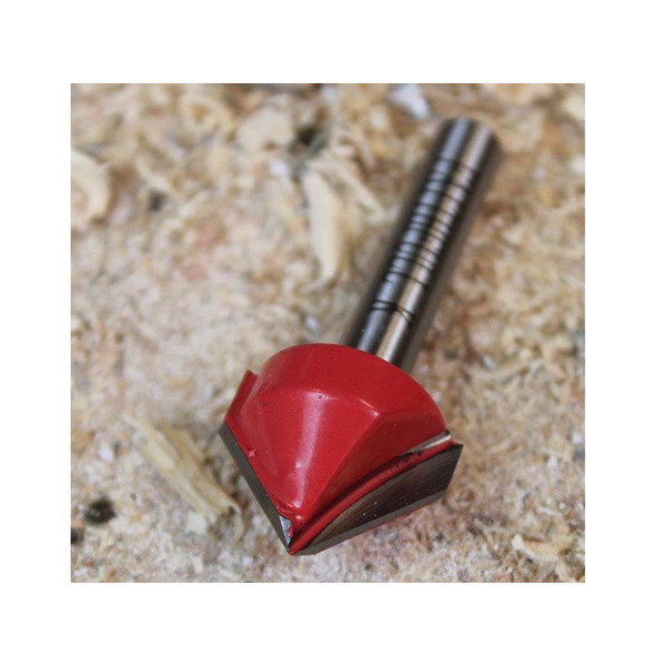 Faithfull Router Bit TCT V-Groove 13.0mm x 19.1mm 1/4in Shank