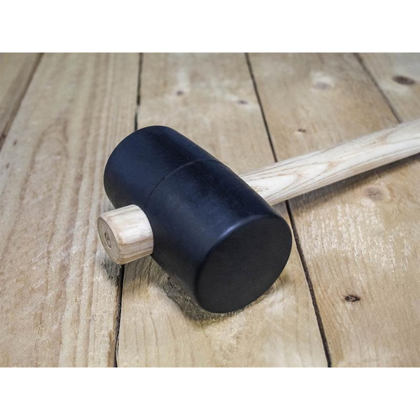 Faithfull FSC Black Rubber Mallet 16oz