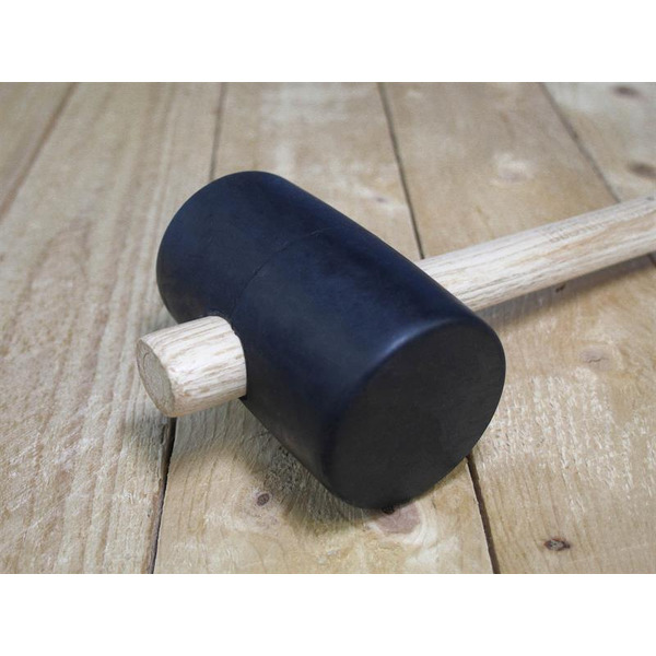 Faithfull FSC Black Rubber Mallet 24oz