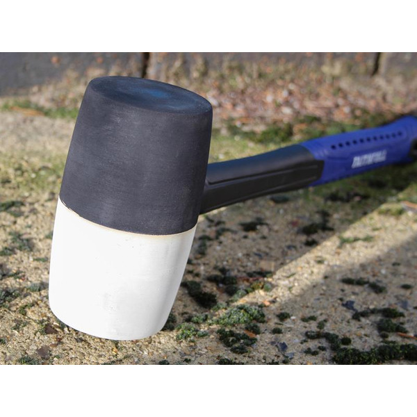 Faithfull Black & White Fibreglass Mallet 32oz