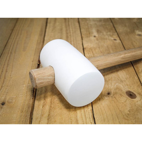 Faithfull FSC White Rubber Mallet 28oz