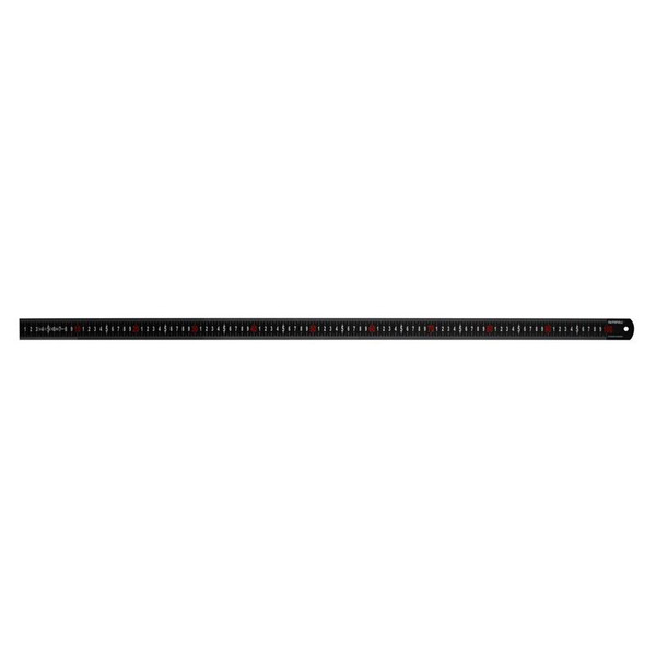 Matt Black Stainless Steel Measuring Rule 1000mm