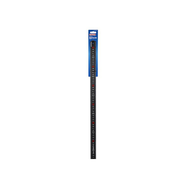 Faithfull Matt Black Stainless Steel Measuring Rule 600mm