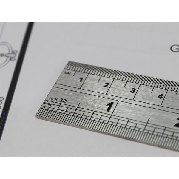 Steel Rule 1m / 39in x 30mm