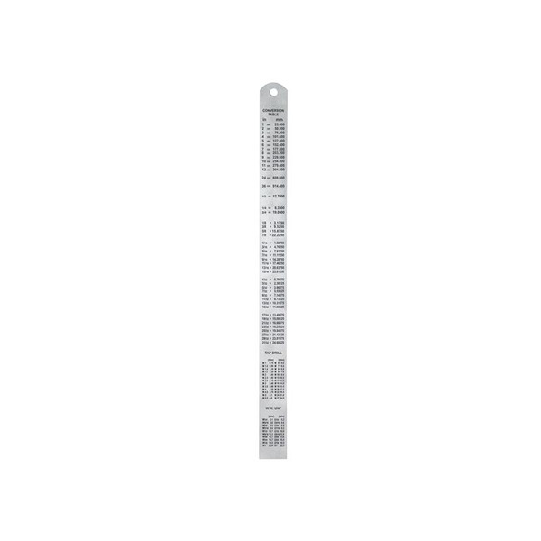 Faithfull FAIRULE300SS Steel Rule 300mm / 12in x 25mm