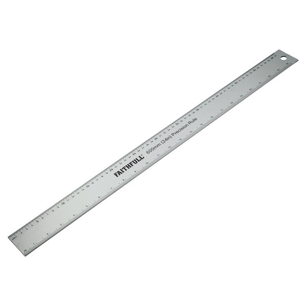 Faithfull FAIRULE600 Aluminium Rule 600mm (24in)