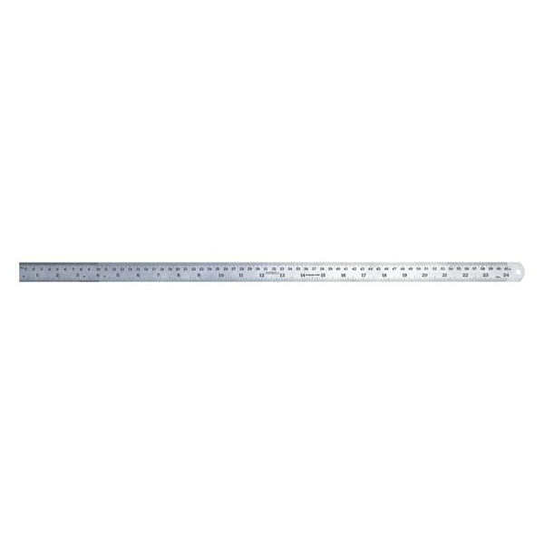 Faithfull Steel Rule 600mm / 24in x 25mm