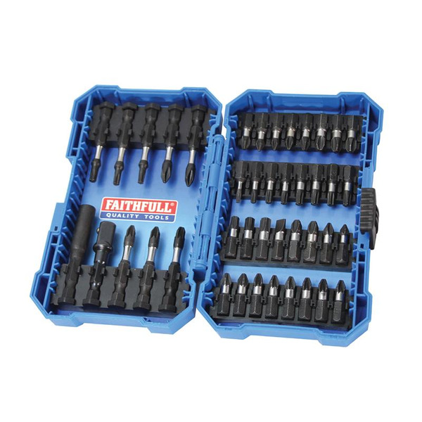 Impact Screwdriver Bit Set, 42 Piece