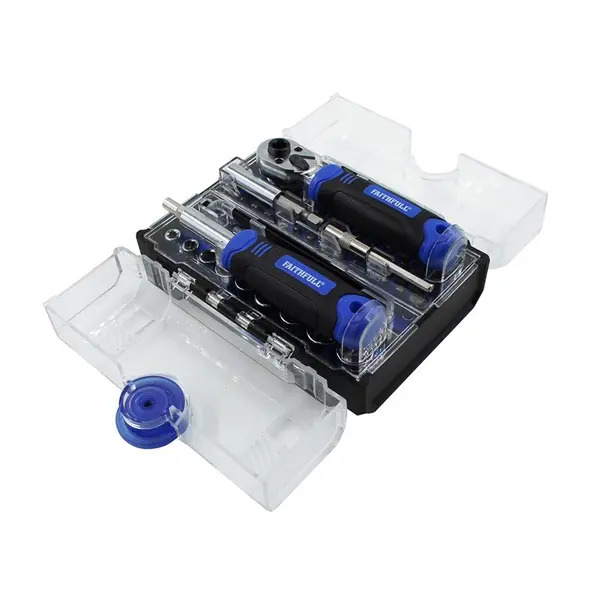 Faithfull FAISBSET78 Screwdriver and Socket Set, 78 Piece