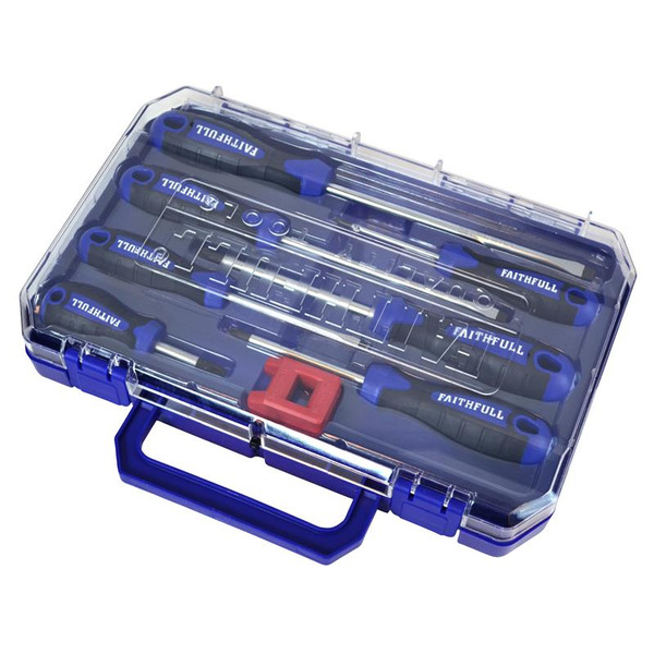 Soft Grip Screwdriver Set, 8 Piece