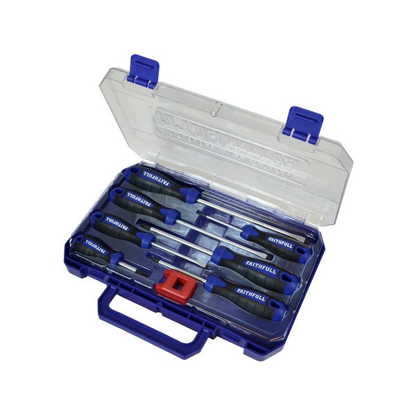 Soft Grip Screwdriver Set, 8 Piece