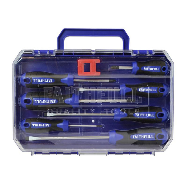 Soft Grip Screwdriver Set, 8 Piece