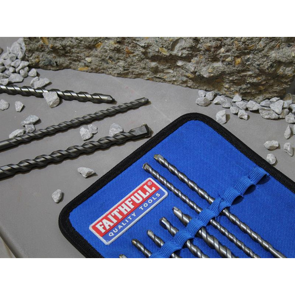 SDS Plus Drill Bit Set, 10 Piece
