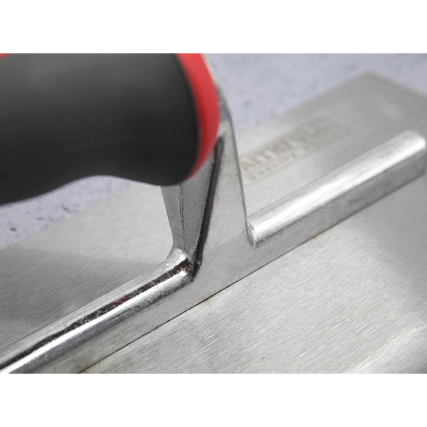Faithfull Edging Trowel Soft Grip Handle 11 x 4.3/4in