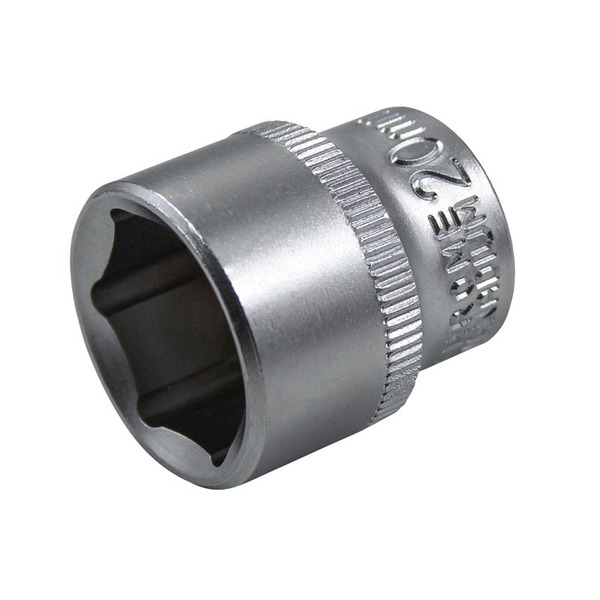 Faithfull Hex Socket 3/8in Drive 20mm