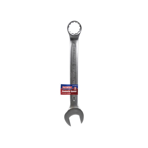 Combination Spanner CV Satin Finish 36mm