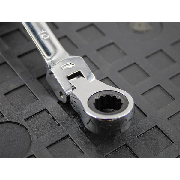 Faithfull Ratchet Combination Spanner Flex Head CV 10mm