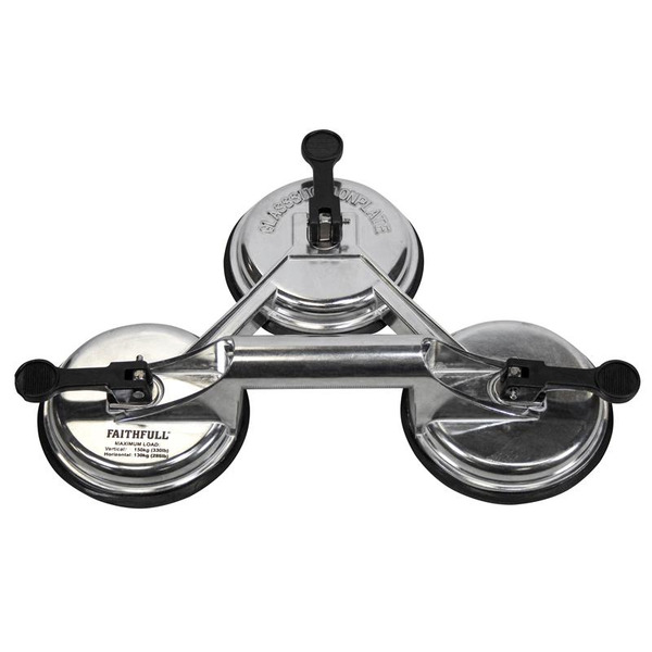 Triple Pad Aluminium Pro Suction Lifter