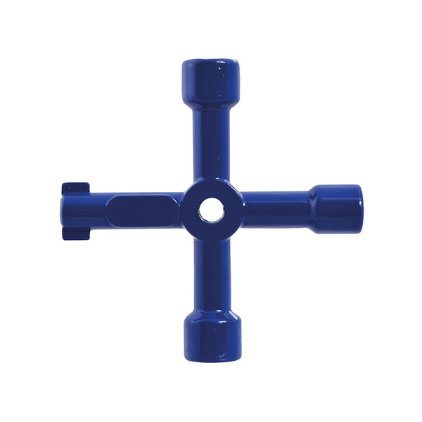 Faithfull 4-Way Services Utility Meter Key