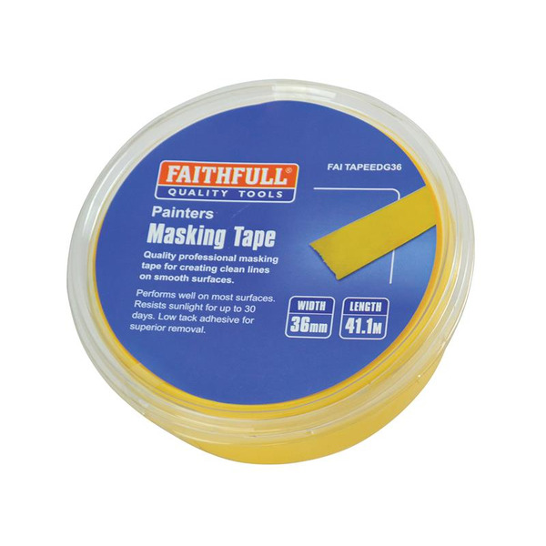 Faithfull Edge Masking Tape 36mm x 41.1m