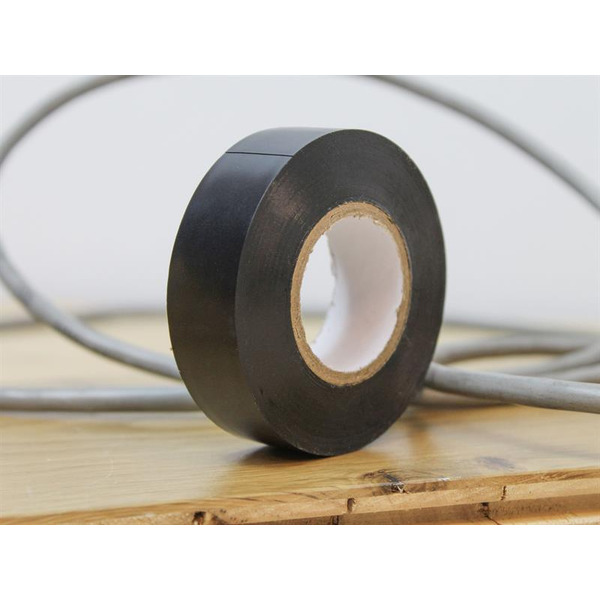 Faithfull PVC Electrical Tape Black 19mm x 20m