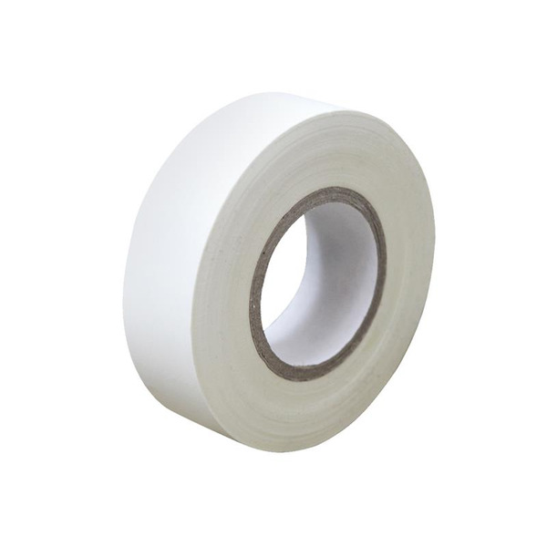 Faithfull PVC Electrical Tape White 19mm x 20m