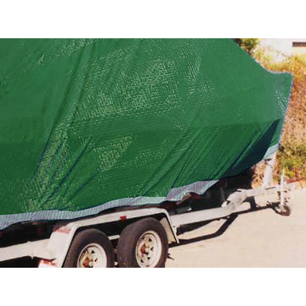 Faithfull Tarpaulin Green/Silver 5.4 x 3.6m (18 x 12ft) 80gsm