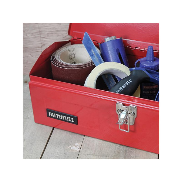 Faithfull FAITBB16 Metal Barn Toolbox 42cm (16in)
