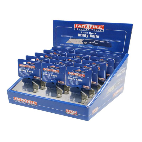Faithfull Lock Back Utility Knife