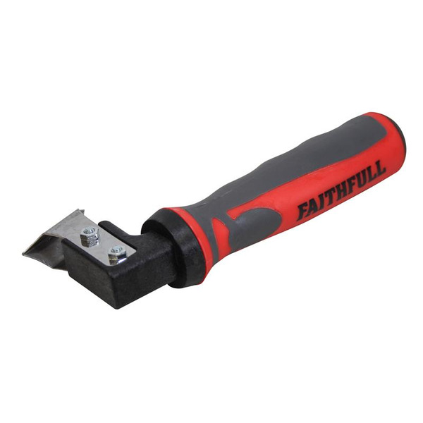 Faithfull Silicone Removal Knife Stainless Steel Blade Soft-Grip