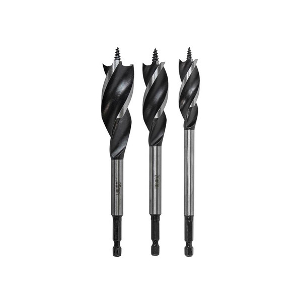 Tri-Point Speed Auger Bit Set, 3 Piece