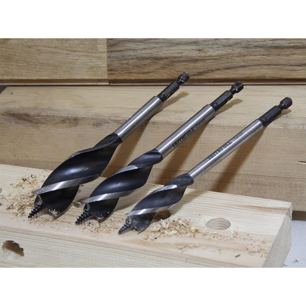 Tri-Point Speed Auger Bit Set, 3 Piece