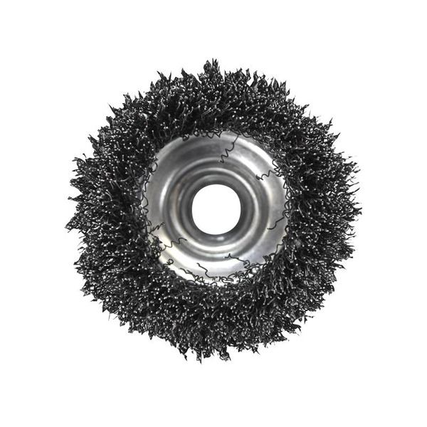Faithfull Wire Cup Brush 80mm M14x2, 0.30mm Steel Wire