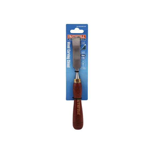 Faithfull FSC Spoon Chisel Carving Chisel 19mm (3/4in)