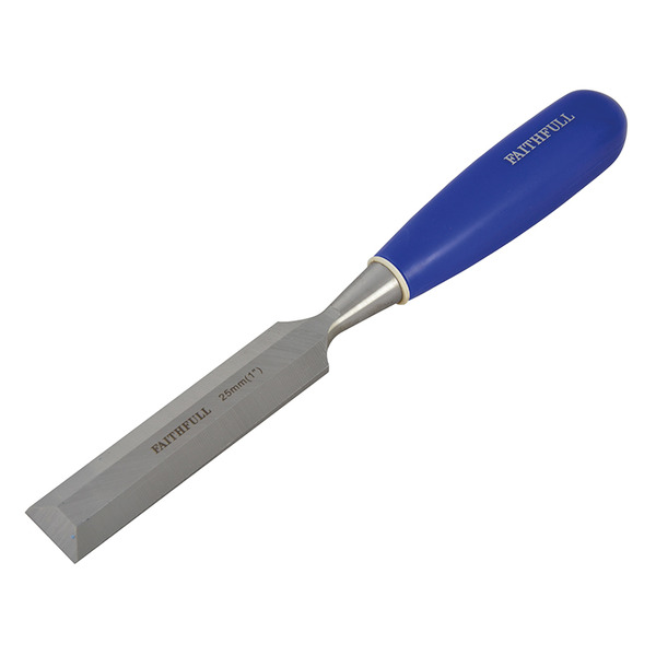 Faithfull FAIWCB1 Bevel Edge Chisel Blue Grip 25mm (1 in)