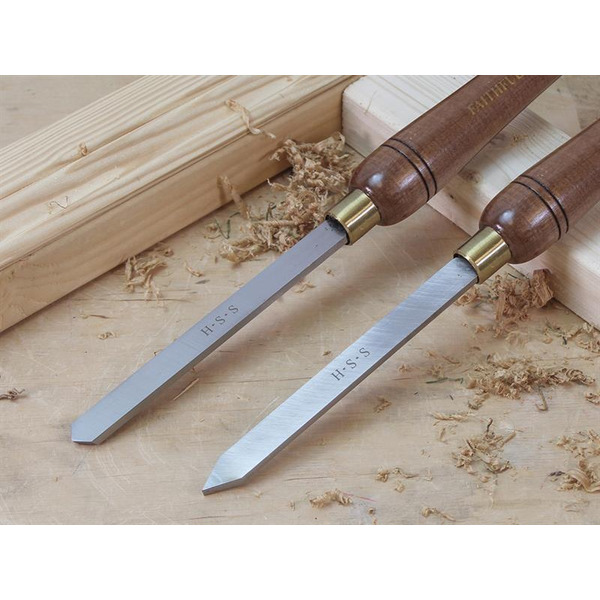 HSS Turning Chisel Wooden Boxed Set, 8 Piece