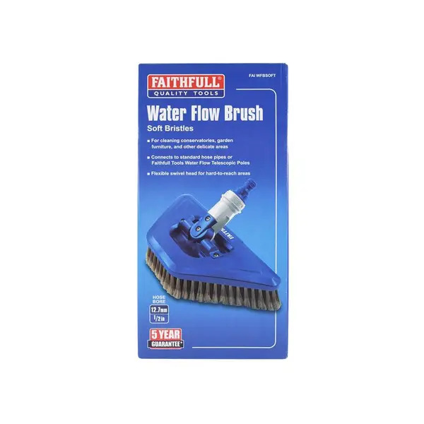 Faithfull FAIWFBSOFT Soft Water Flow Brush