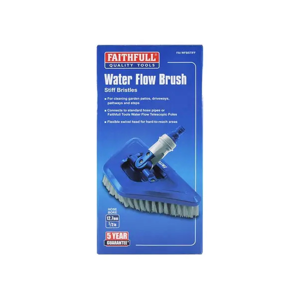 Faithfull FAIWFBSTIFF Heavy-Duty Water Flow Brush