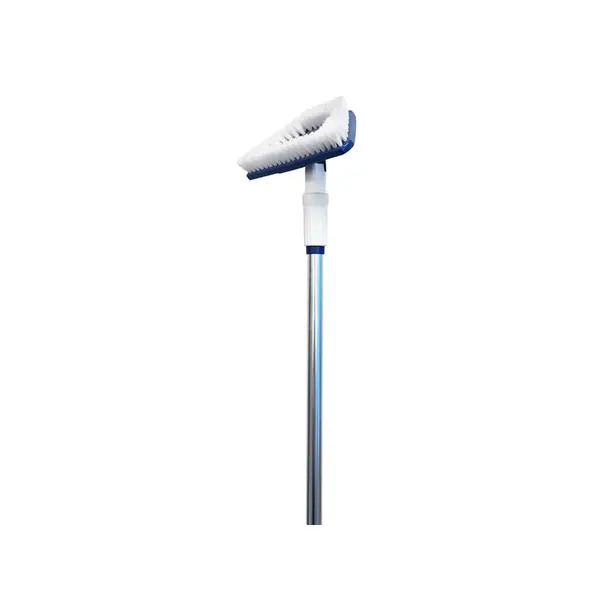 Faithfull FAIWFBSTIFFS Heavy-Duty Water Flow Brush & Telescopic Pole Set